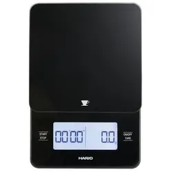 Hario - waga Barista - czarna, Zubehör Kaffeemaschinen, Schwarz