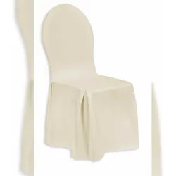 AURORA Stuhlhusse „Lyon“, mit Schleife, creme