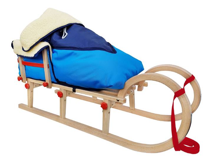 Rodelschlitten Rodel Schlitten aus Holz 110