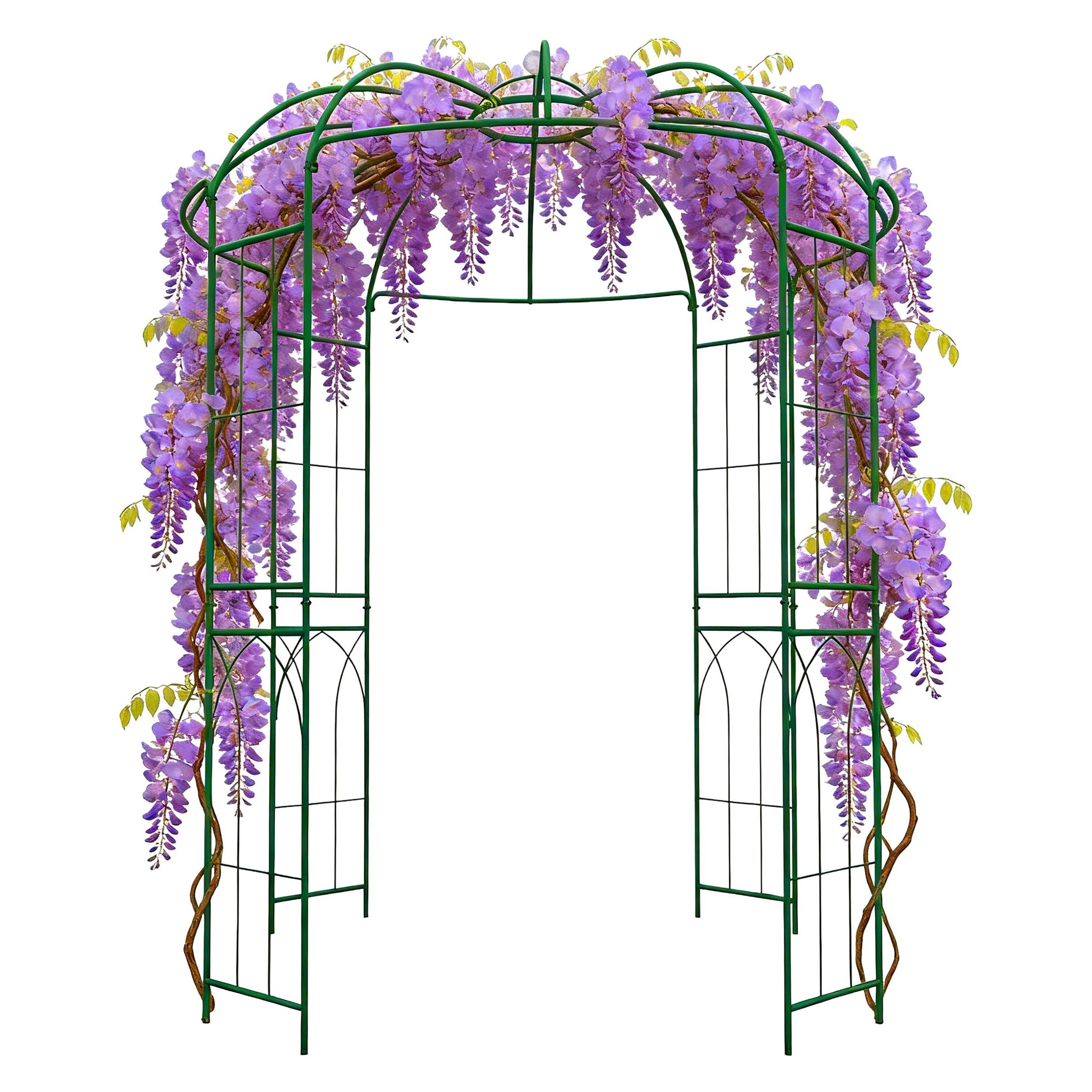 Relaxdays Rosenpavillon (211 cm, 211 cm) (4052025835682)