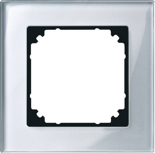 Merten 1fach Rahmen Abdeckung M-Plan, System M Silber 489160 1St.