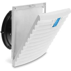 Delock Axialventilator 230 V Wechselstrom mit Filter, 204 x 204 x 97 mm (150 mm, 1x), PC Lüfter, Weiss