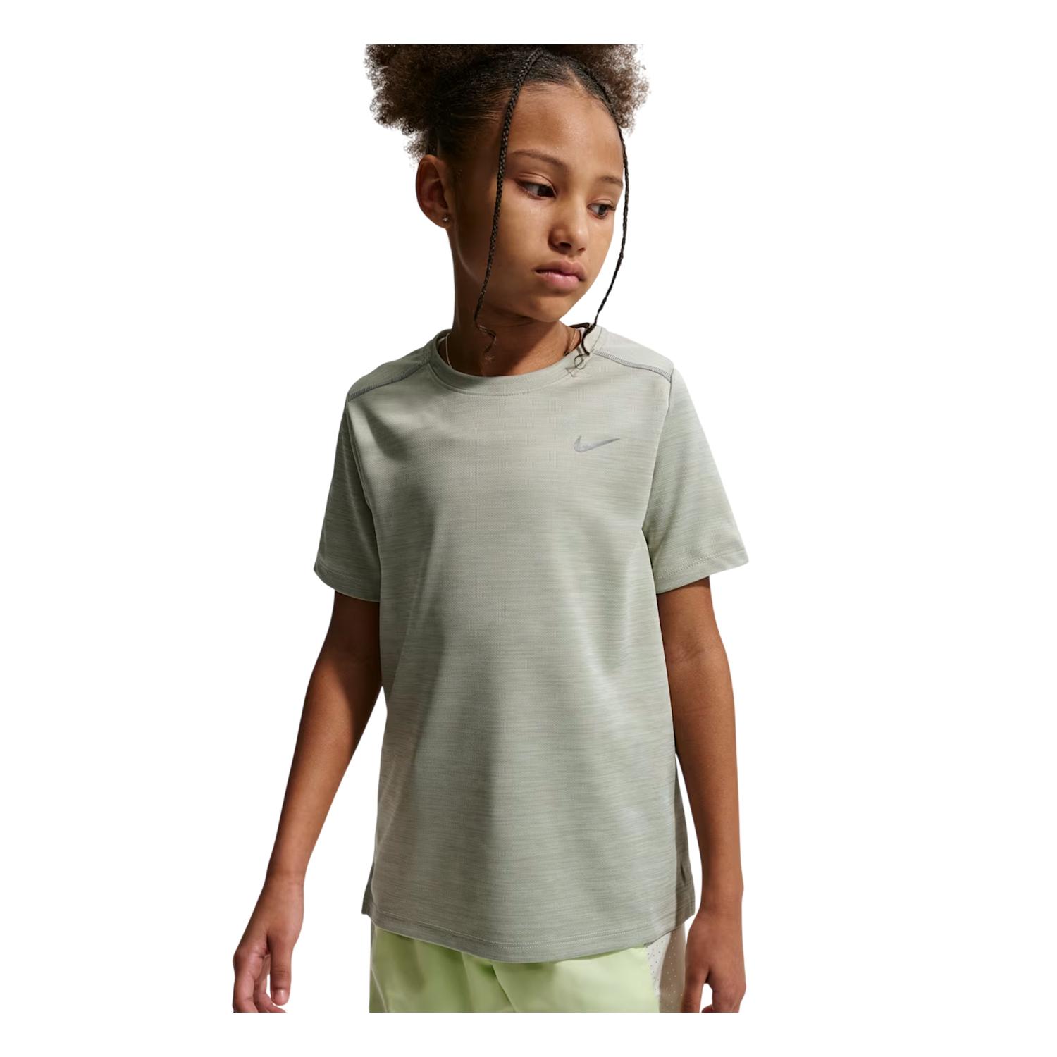 Nike - "Miler" Oberteil für Jungen, Dri-FIT, Training (Fichte/Grau)