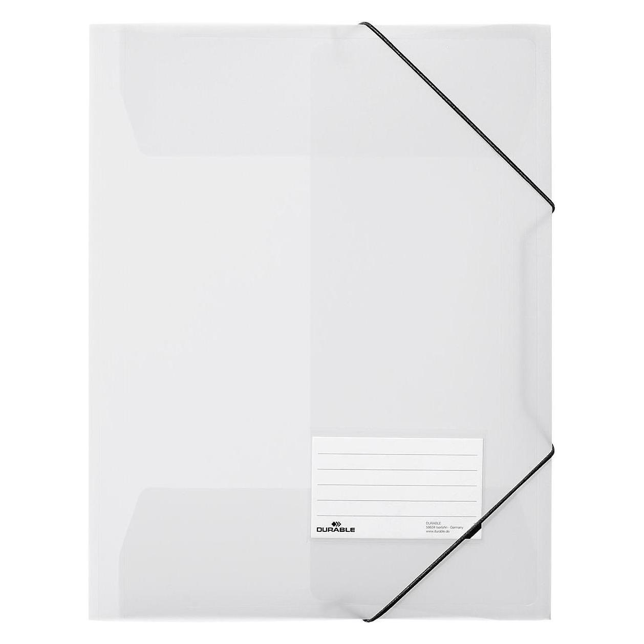 Durable Eckspannermappe, DIN A4, PP, transparent (A4, 1x) (999109648) Mindestbestellmenge: 5 Stück