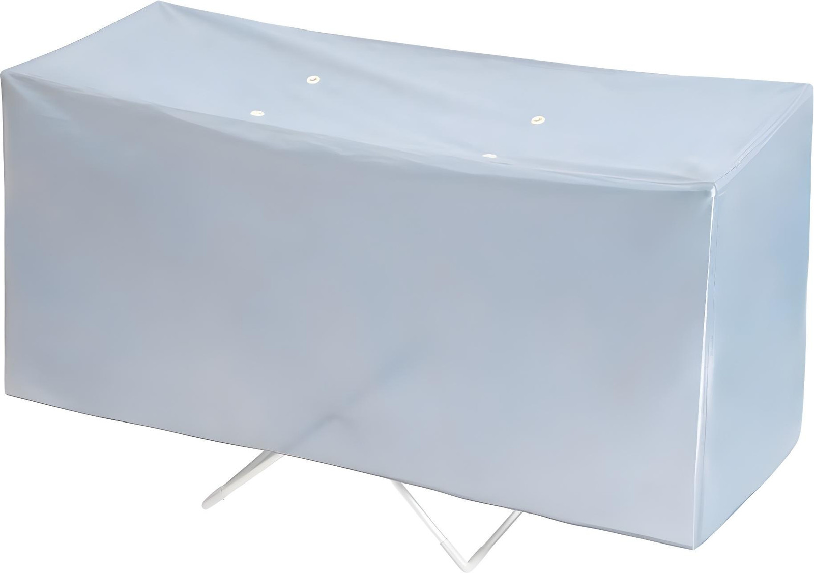 LaundryWare Hoes voor elektrisch droogrek, blauwgrijs, B: 147 cm, D: 54 cm, H: 70 cm