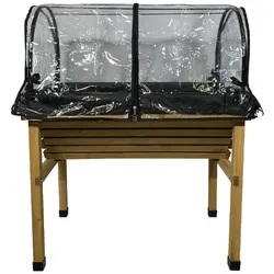 Noor WallHugger S 0,75 mit Rahmen & PVC Cover,  Holz Natur