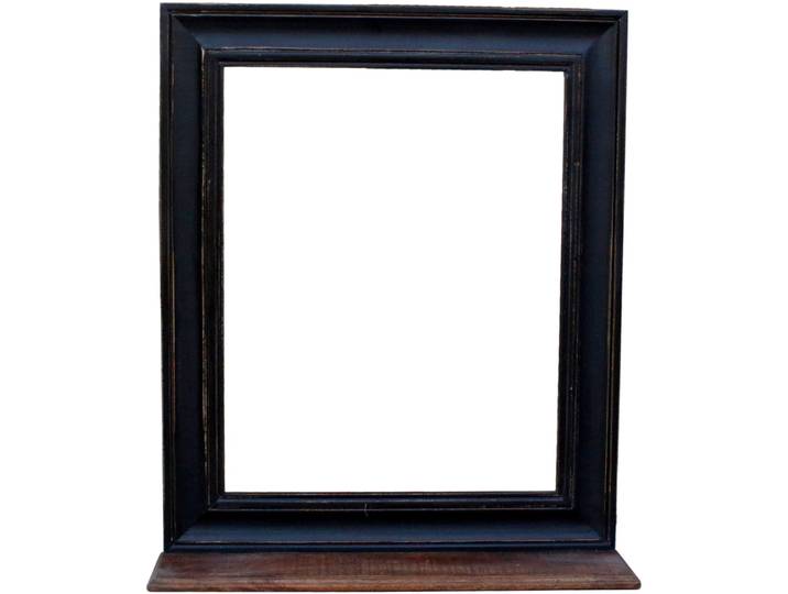 Spiegel Sica Schwarz Mangoholz/MDF B 68 H 79 cm