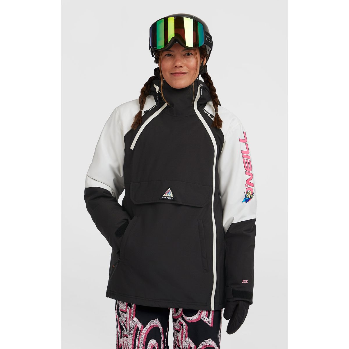O'Neill Fwc'play Asymmetric Snow Jacket black out colour block (49010) XS 1500133-49010-XS