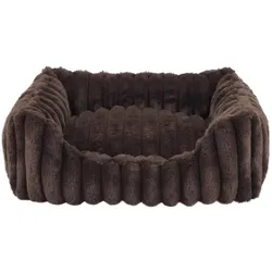 Nordic Paws - Ripple Square - Brown - M (Hund), Hundebett + Katzenbett