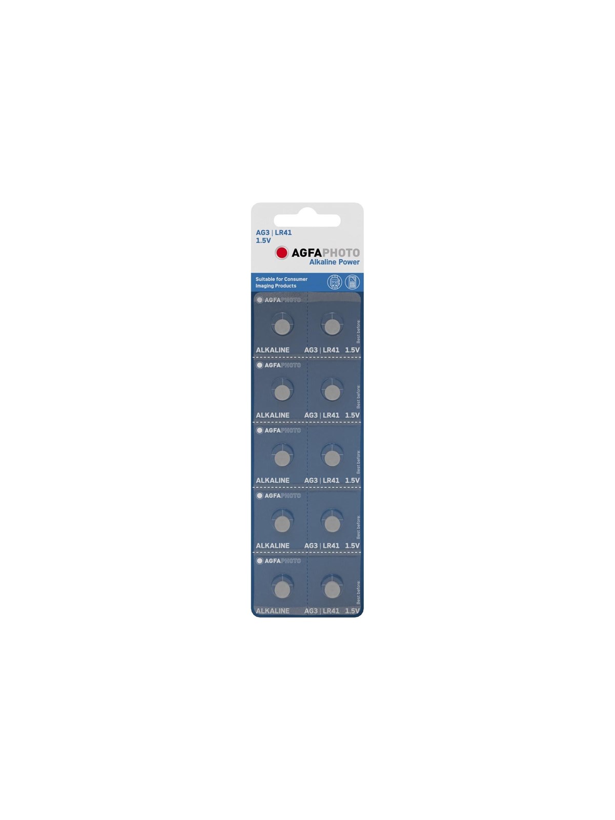 Agfa Photo battery x AG3 / LR41 - Alkaline (pack of 10)
