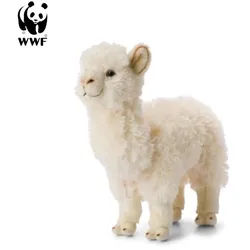 Plüschtier Alpaka (31cm, weiß) WWF lebensecht Kuscheltier Stofftier Alpaca Kamel Südamerika