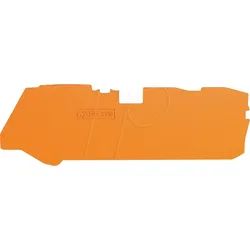 WAGO 2110-1392 - Abschluss- und Zwischenplatte, 1 mm, orange