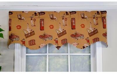 RLF Home Design Pin-Up Regal Window Valance