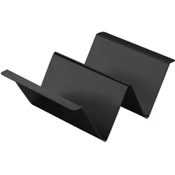 Stalgast Snackwelle mit Griff, zwei Fächer, schwarz