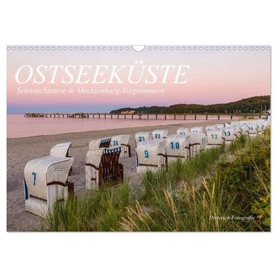 OSTSEEKÜSTE Sehnsuchtsorte in Mecklenburg-Vorpommern (Wandkalender 2027 DIN A3 quer), CALVENDO Monatskalender