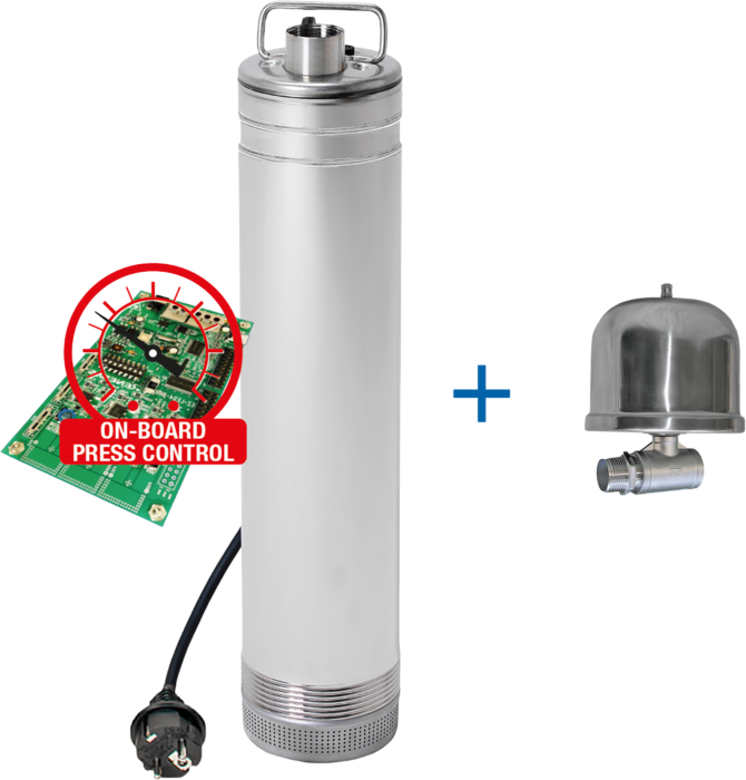 Ewuaqua Tauchdruckpumpe 12384 iPress 3-60 auto 57 m, 3,3 cbm/h