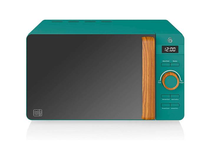 Swan - Sm22036greneu Micro-ondes Digital 20l Design Moderne Nordic 800w Vert