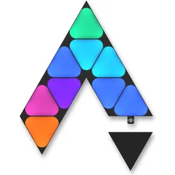 Nanoleaf, Deckenleuchte, Shapes black mini Triangles exp. Pack 10 pk