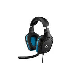 Logitech G G432 - Kopfhörer - Kopfband - Gaming - Schwarz - Blau - Binaural - Drehregler