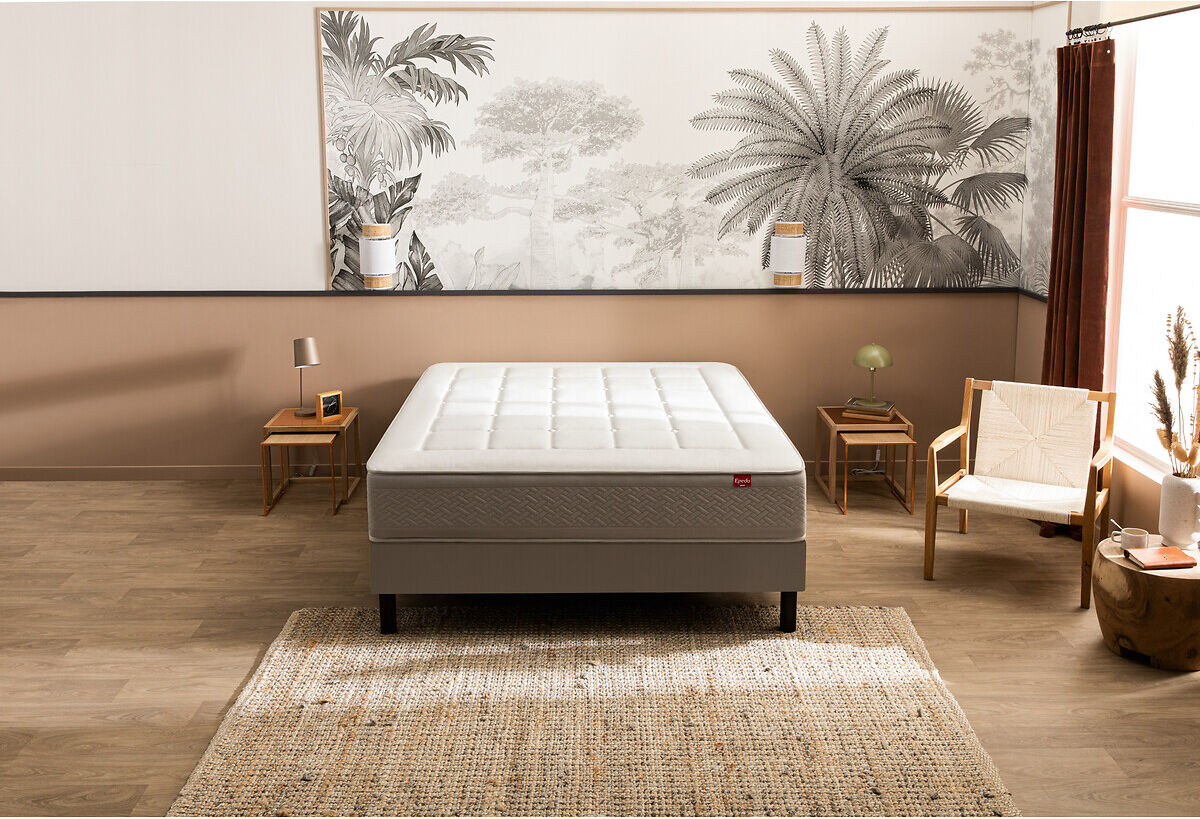 EPEDA Matelas ressorts multi-actif 5 zones L'inoubliable