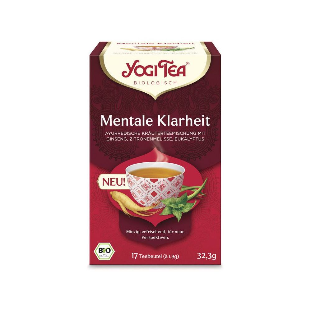 Yogi TEA Mentale Klarheit Bio 17x1,9 g Filterbeutel