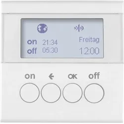 Berker KNX-Funk Zeitschaltuhr polarweiß glänzend 85745289