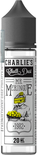 Charlie's Chalk Dust Mr. Meringue Liquido Shot 20ml Meringa Crema Burro Limone