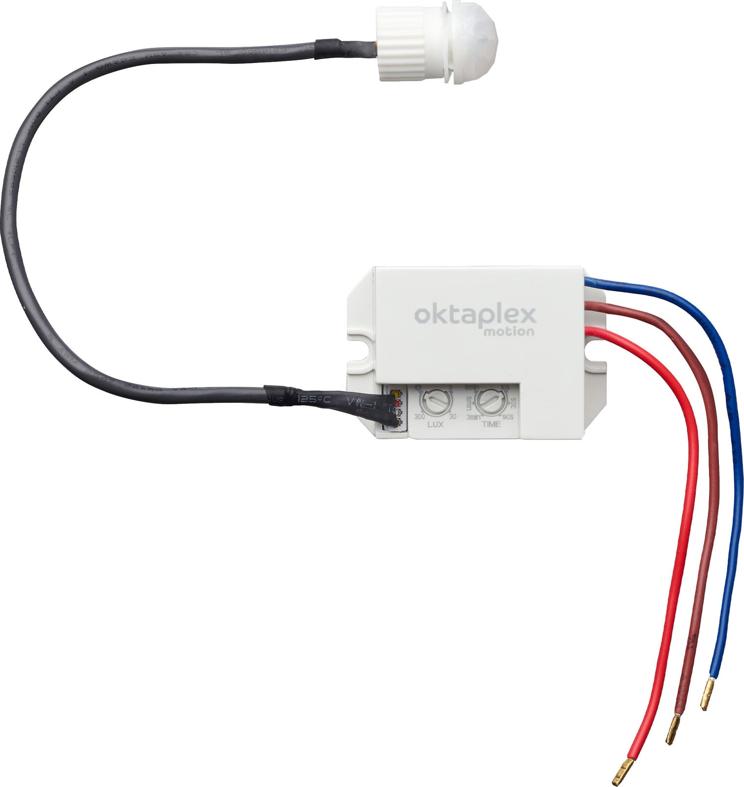 Oktaplex Mini bewegingsmelder 360 graden infrarood retrofitset IP65 inbouw sensor
