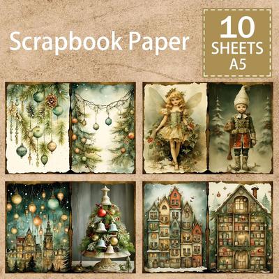 Vintage Holiday Children Background Journaling Sheets Vintage Holiday Children Background Journaling Sheets