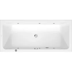 Duravit Whirlwanne „D-Code“ rechteck 1800 × 800 mm, Mittelablauf mit Jet Project