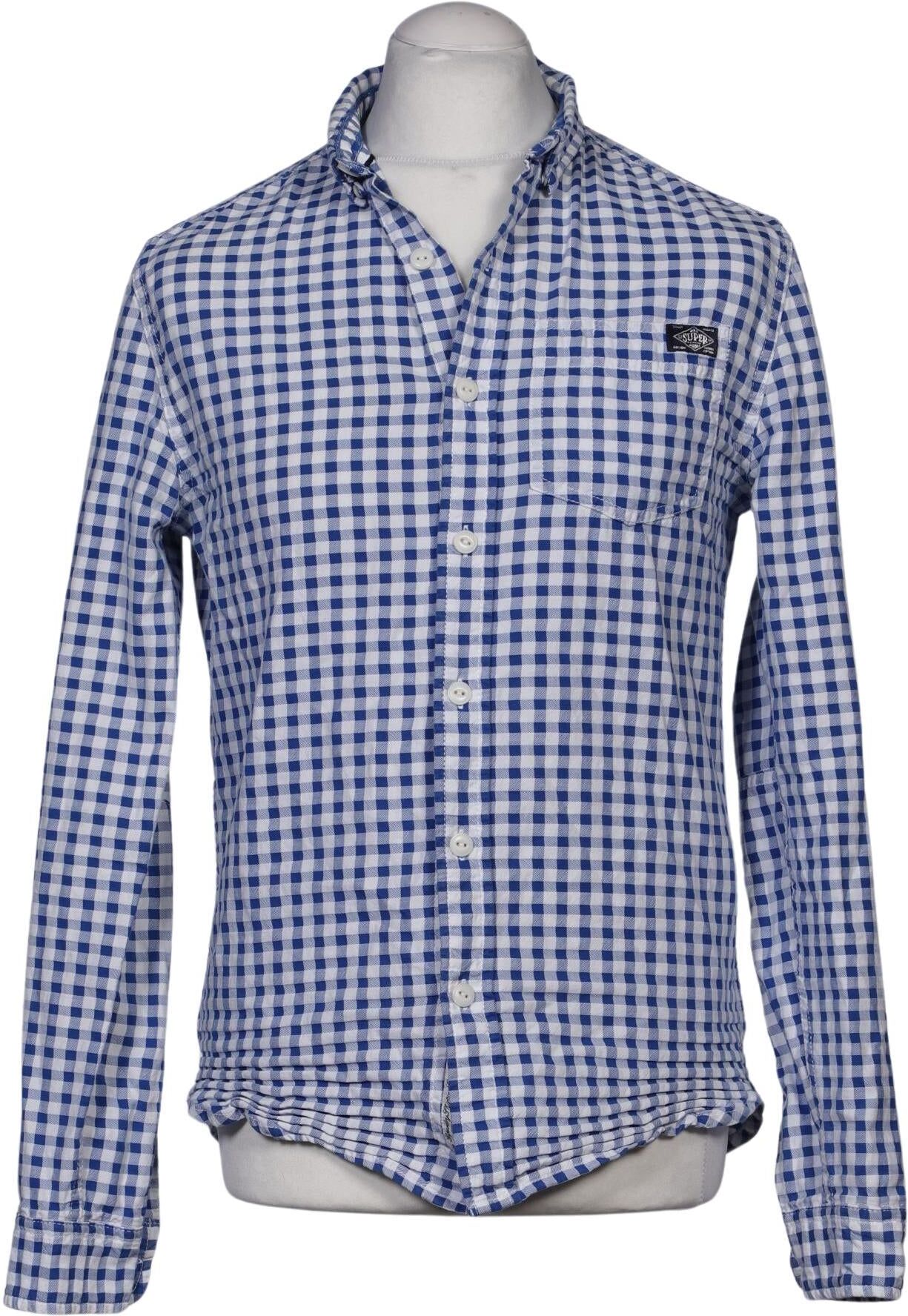 Superdry Herren Hemd, Mehrfarbig, Gr. M, Baumwolle - Second Hand