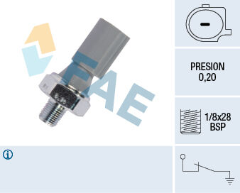 Fae Öldruckschalter 12830 Für Smart Peugeot Mitsubishi Standard Automobile