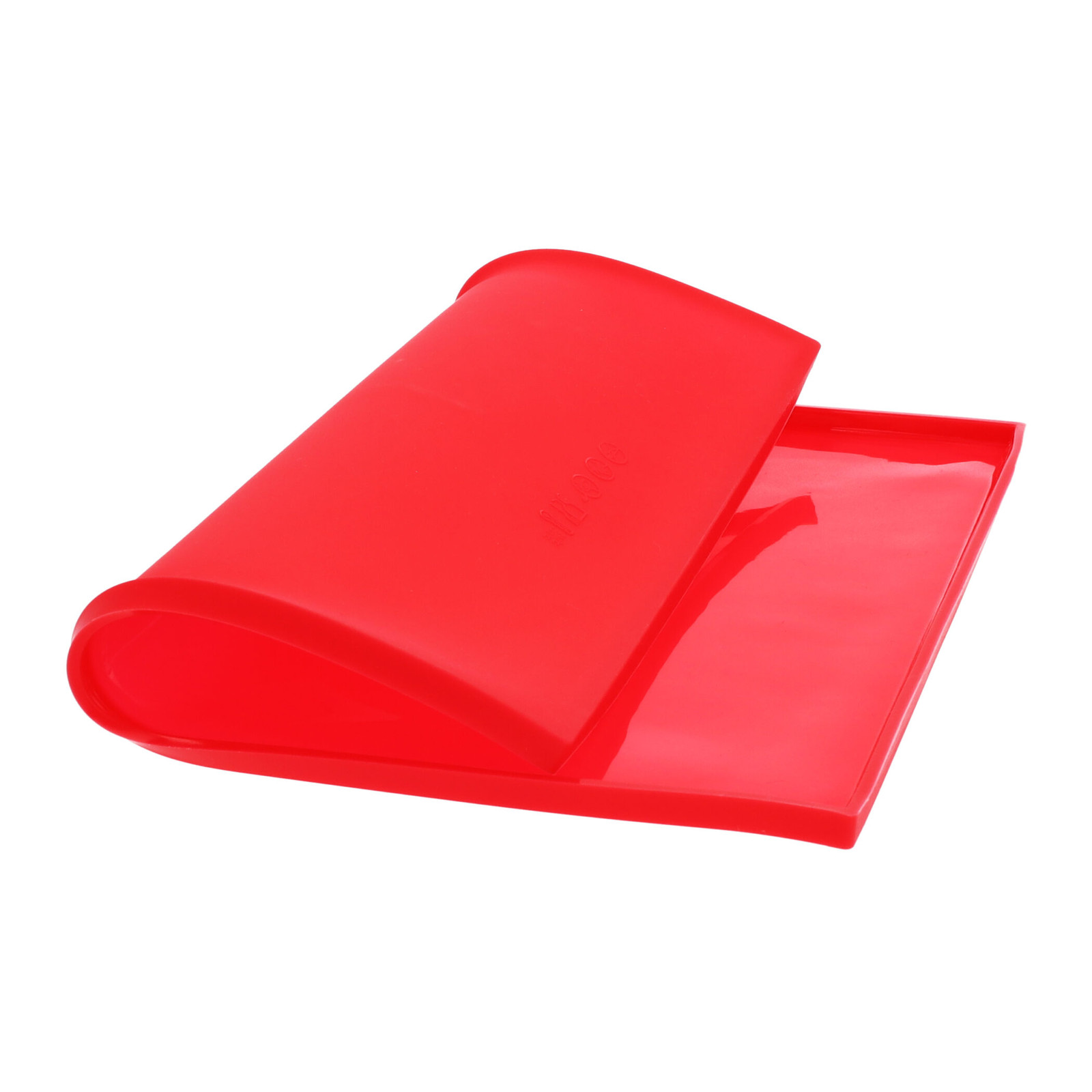 Krumble Bakmat Rood - Flexibel Siliconen - 26 x 31 cm