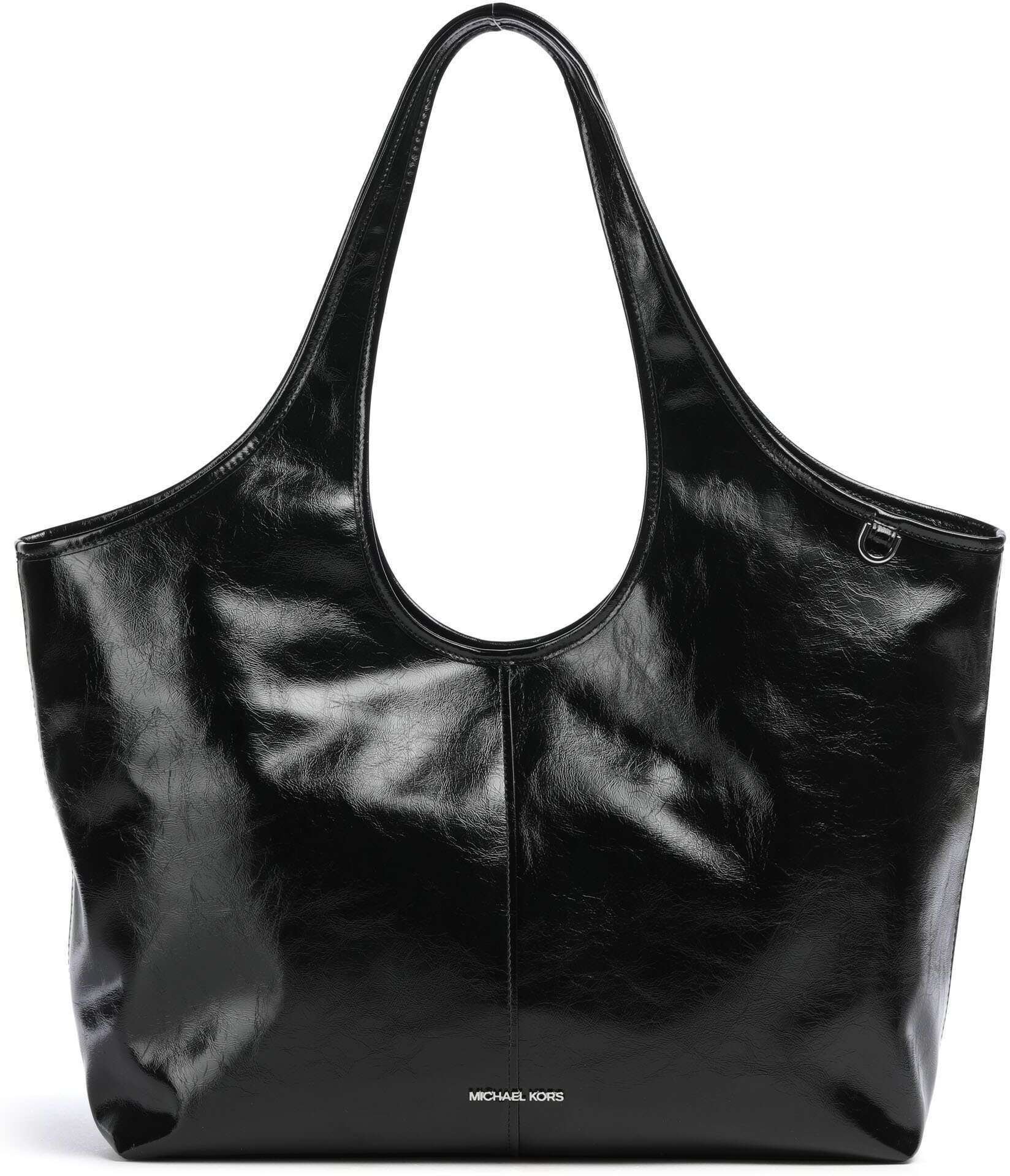 Michael Kors Henly Large Beuteltasche aus Leder, schwarz