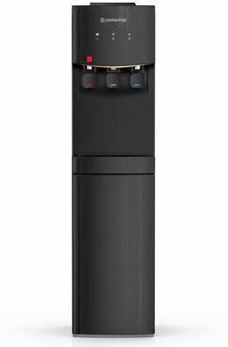 DRINKPOD DP-1801 Compact Bottleless Water Cooler Dispenser, Hot and Cold Water, Stainless Steel Tanks with blue LED - Silver