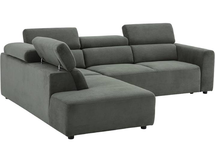 Ecksofa TORONTO Stoff grün