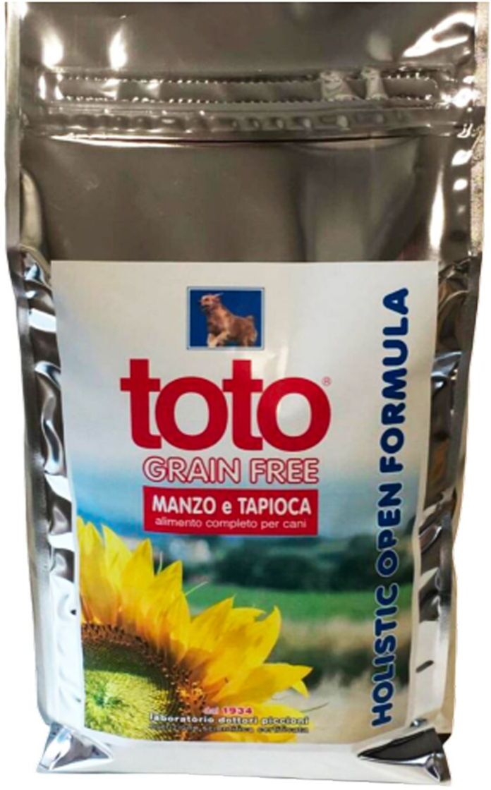 Toto Holistic Crocchette per Cani Grain Free Manzo e Tapioca