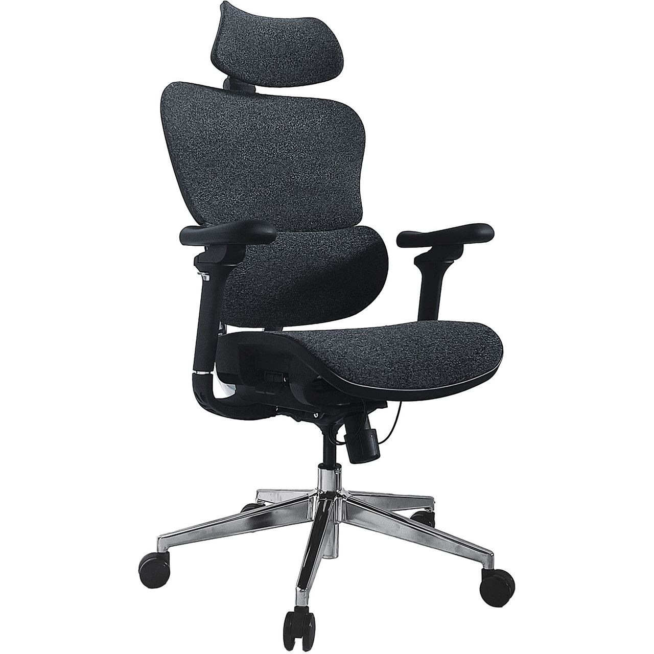 Equip Ergonomischer Bürostuhl mit Kopf und Armstützen bl-sw lite Retail