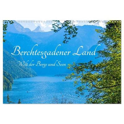 Berchtesgadener Land - Welt der Berge und Seen (Wandkalender 2027 DIN A3 quer), CALVENDO Monatskalender