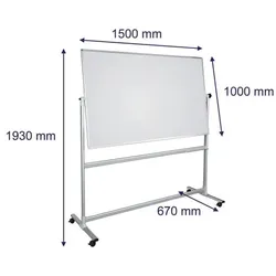 Franken Stativdrehtafel »U-Act!Line« 150x100 cm weiß