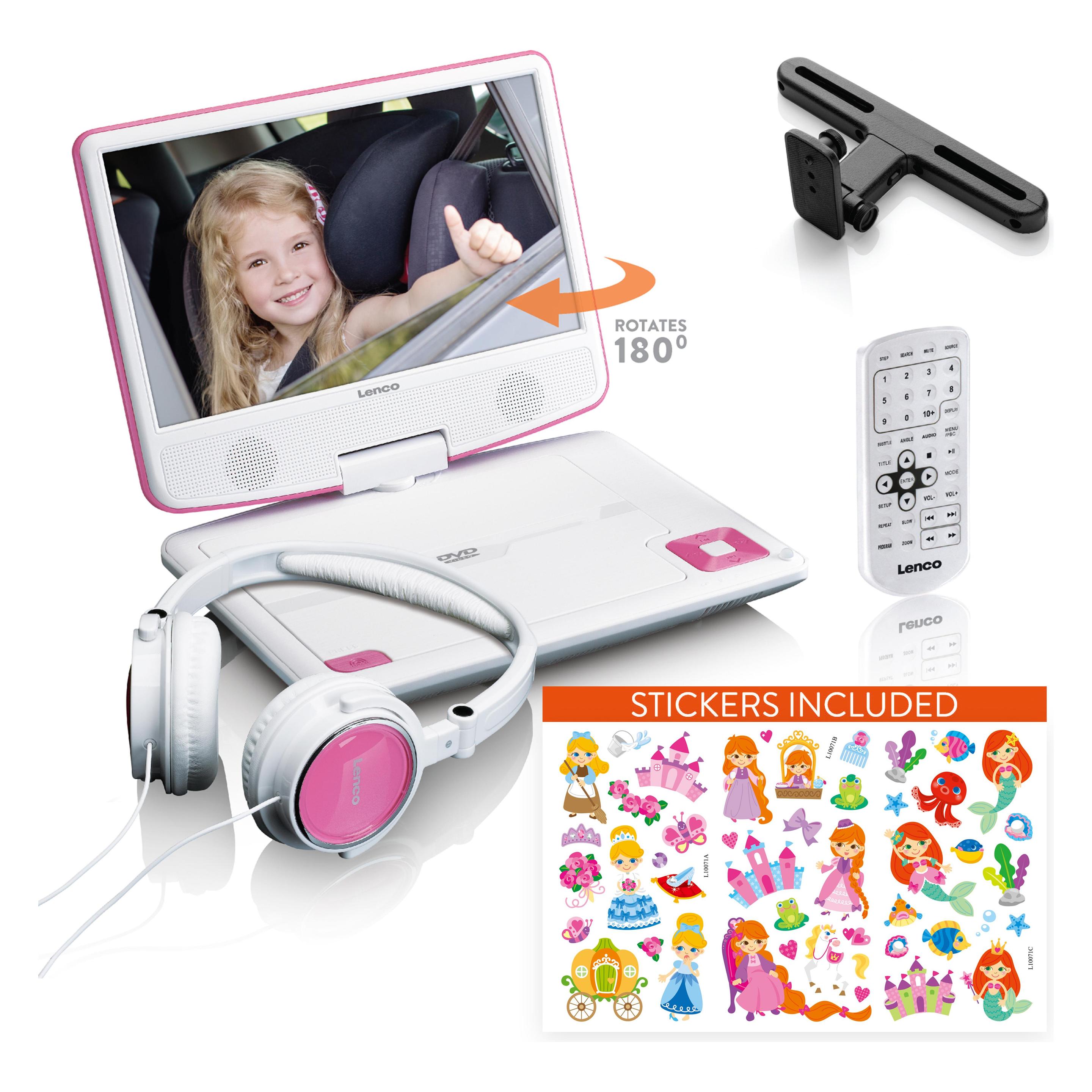 Lenco DVP-920 (DVD Player, Tragbarer DVD-Player) (DVP-920PK)