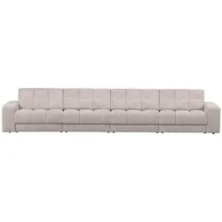 Sofa Date 4-Sitzer mit Cordbezug, klassisch, naturfarben, weich gepolstert für 4–5 Personen