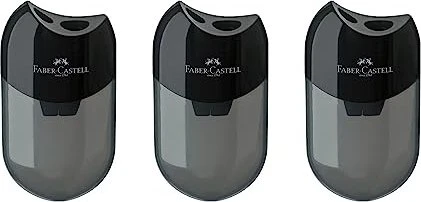 Faber-Castell Doppelspitzdose schwarz