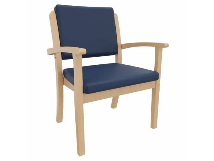 Erides Schwerlaststuhl Alexander XXL – Stuhl mit Armlehnen für Schwergewichtige bis 250 kg – 52cm Sitzhöhe