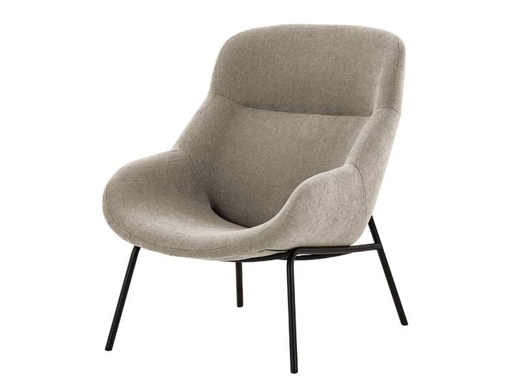 Fauteuil Tantia Gris Tissu Scara 73 x 102 x 92cm