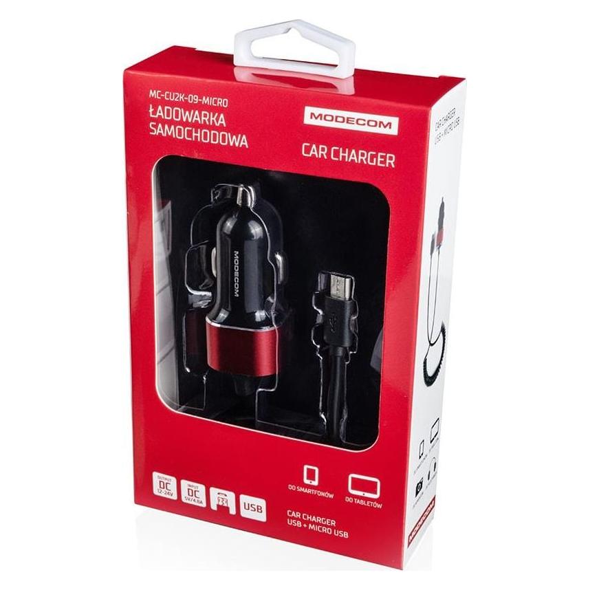 Modecom Ladegerät für Mobilgeräte Micro Micro USB (ZT-MC-CU2K-09-MICRO)