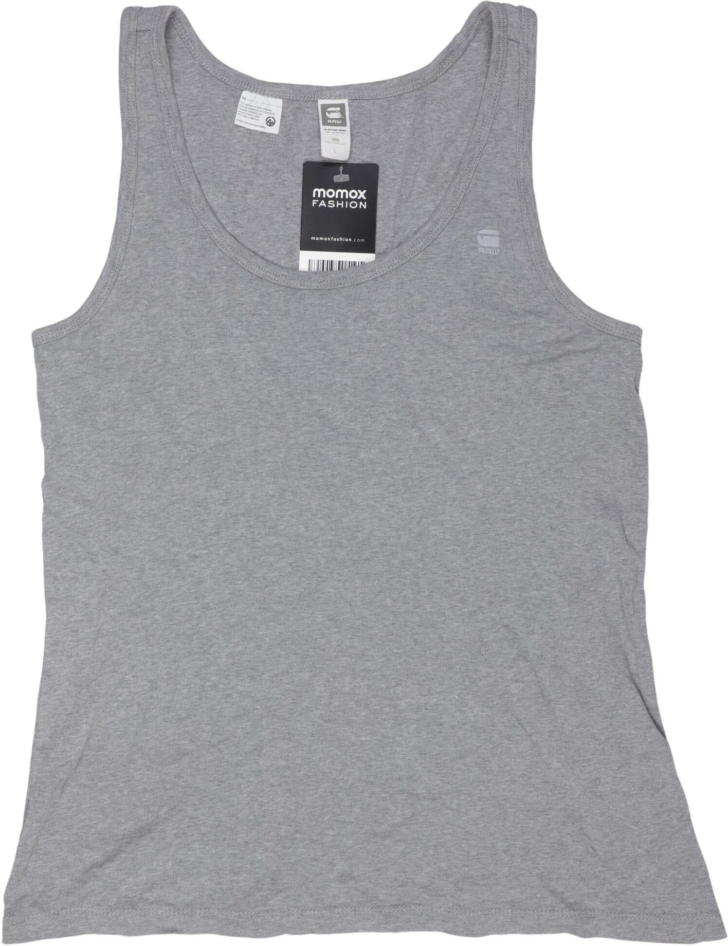 G Star RAW Damen Top, Grau, Gr. L, Baumwolle - Second Hand