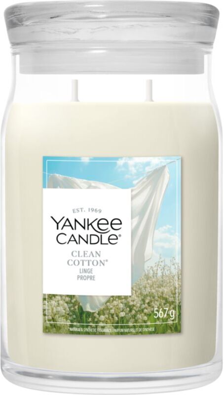 Yankee Candle Clean Cotton Duftkerze Signature 567 g