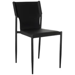 Besucherstuhl Ellon Schwarz ca. 44x82x52cm