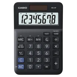 CASIO Tischrechner MS-8F schwarz